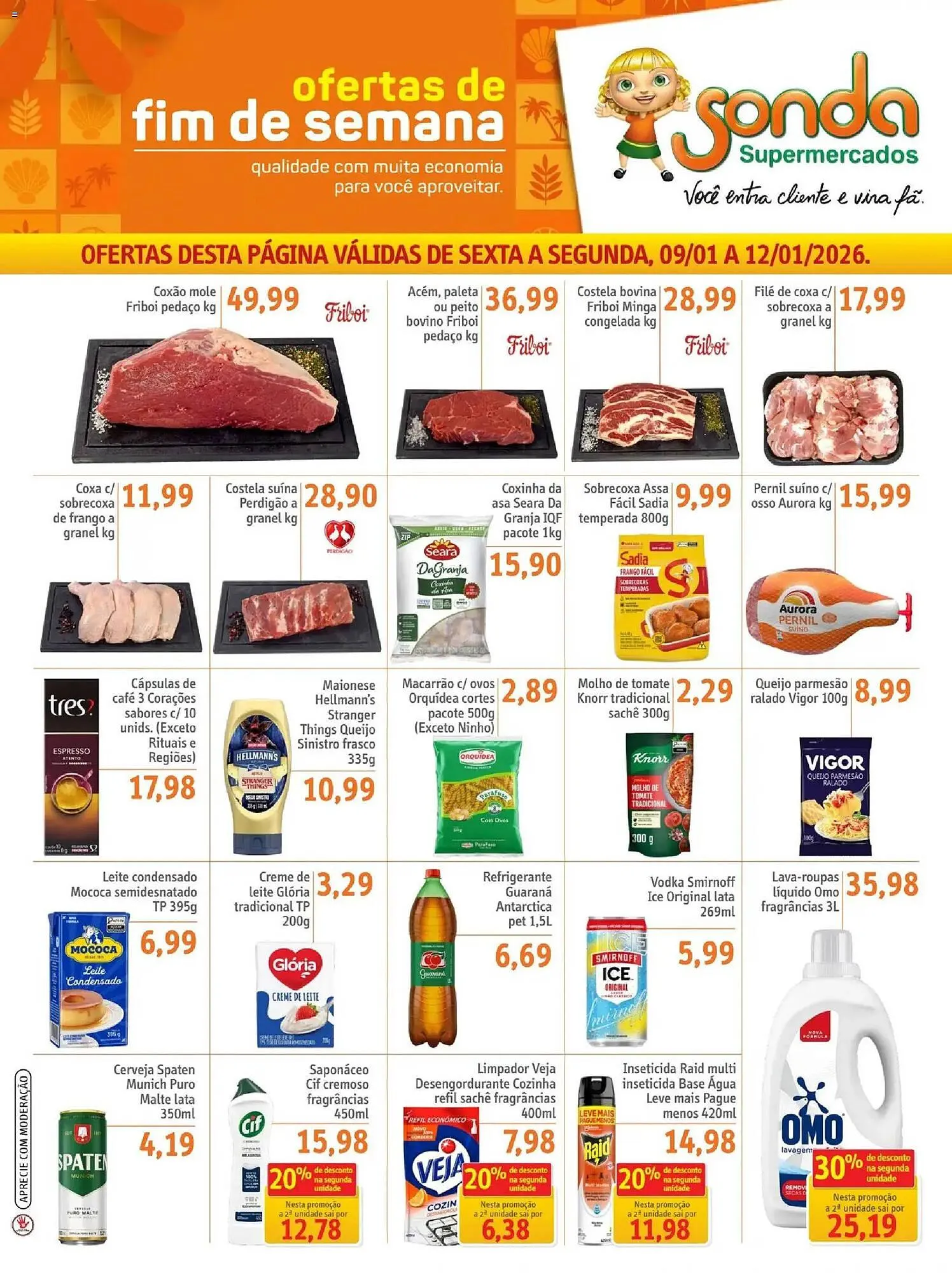 Encarte de Folheto Sonda 9 de janeiro até 12 de janeiro 2026 - Pagina 1