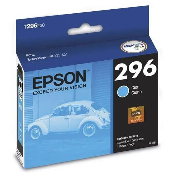 Cartucho p/Expression ciano T296220BR Epson CX 1 UN