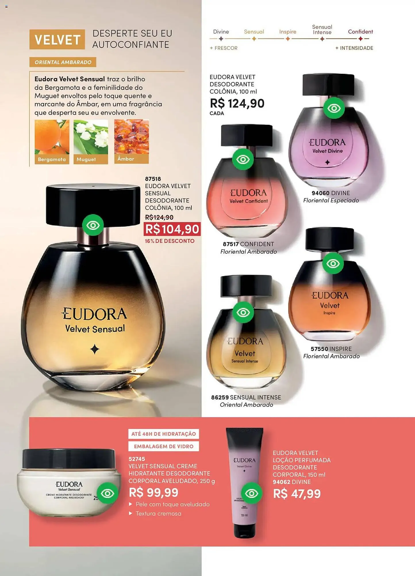 Encarte de Catálogo Eudora 23 de abril até 15 de junho 2026 - Pagina 52