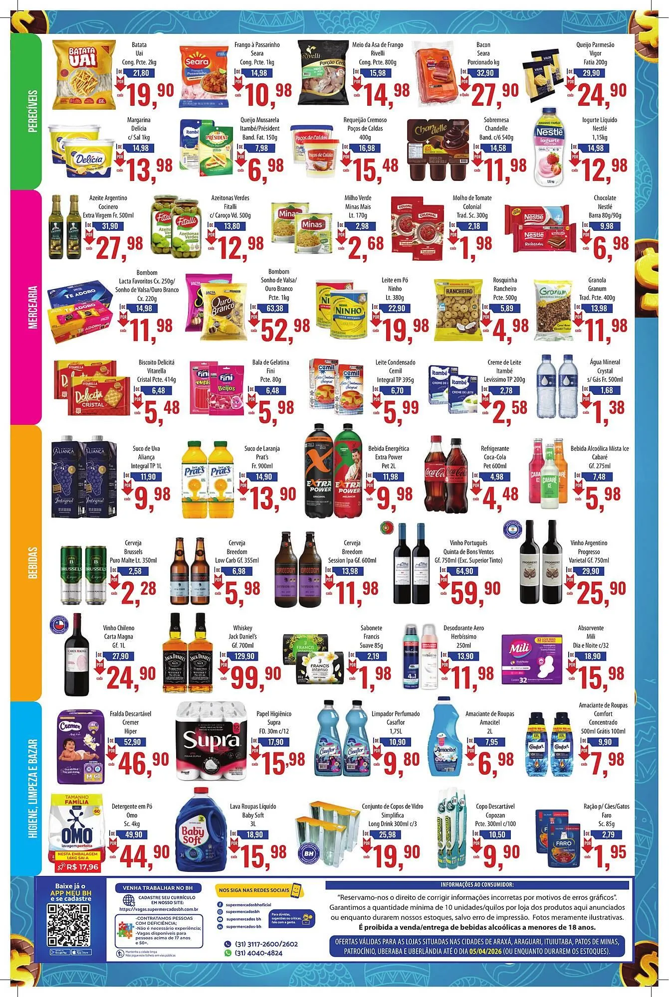 Encarte de Folheto Supermercados BH 18 de março até 5 de abril 2026 - Pagina 2