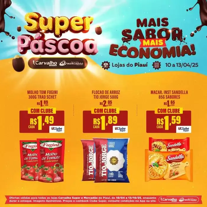 Encarte de Encarte Carvalho Supermercado 10 de abril até 13 de abril 2025 - Pagina 5