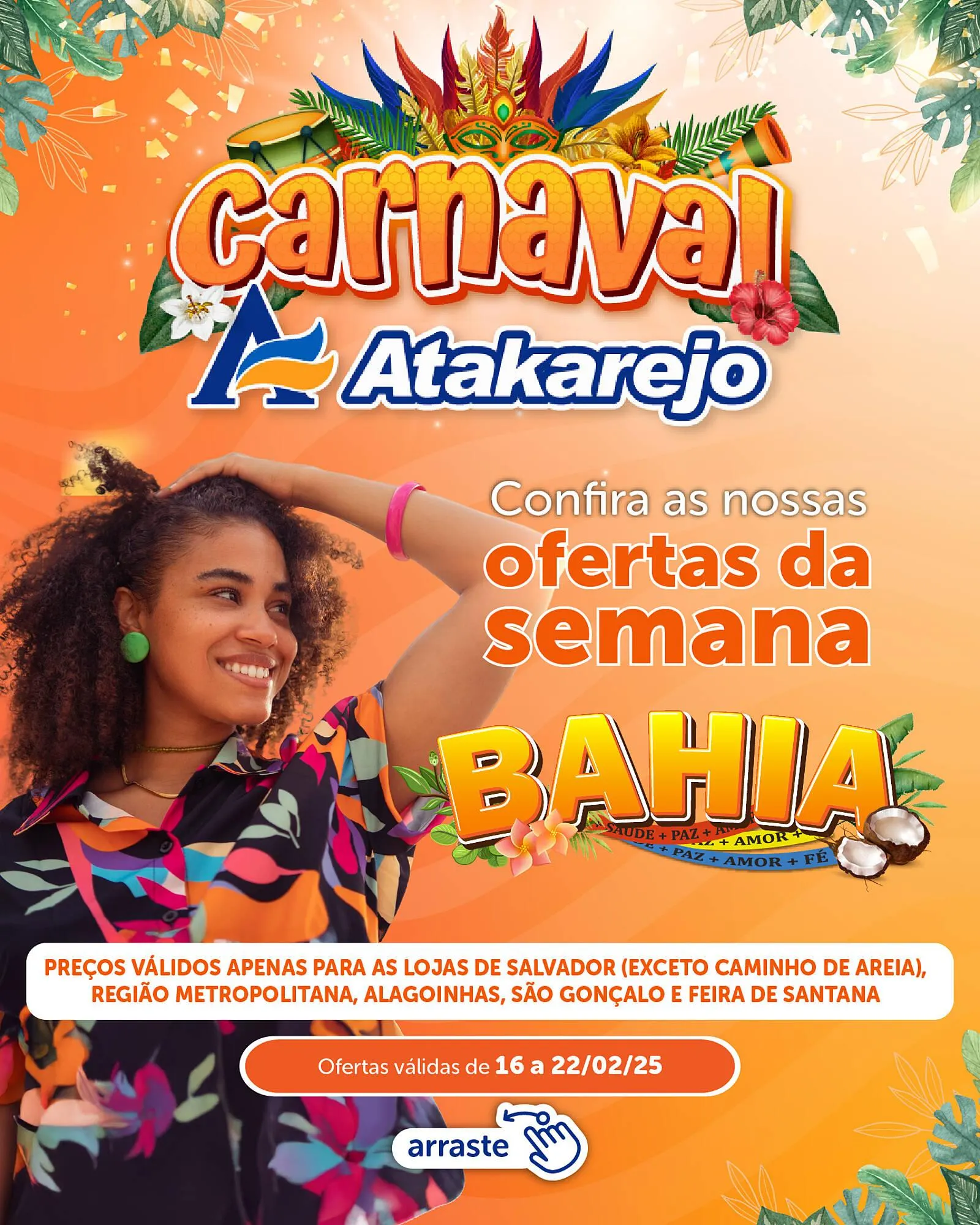 Encarte de Catálogo Atakarejo 16 de fevereiro até 22 de fevereiro 2025 - Pagina 1