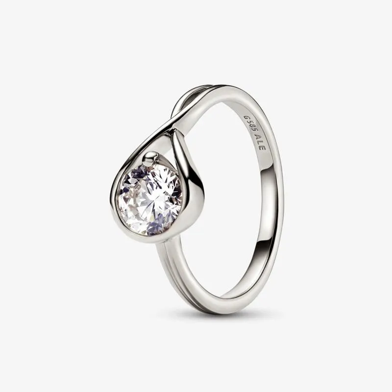 Anel De Diamante 1 Quilate Em Ouro Branco 14k_Pandora