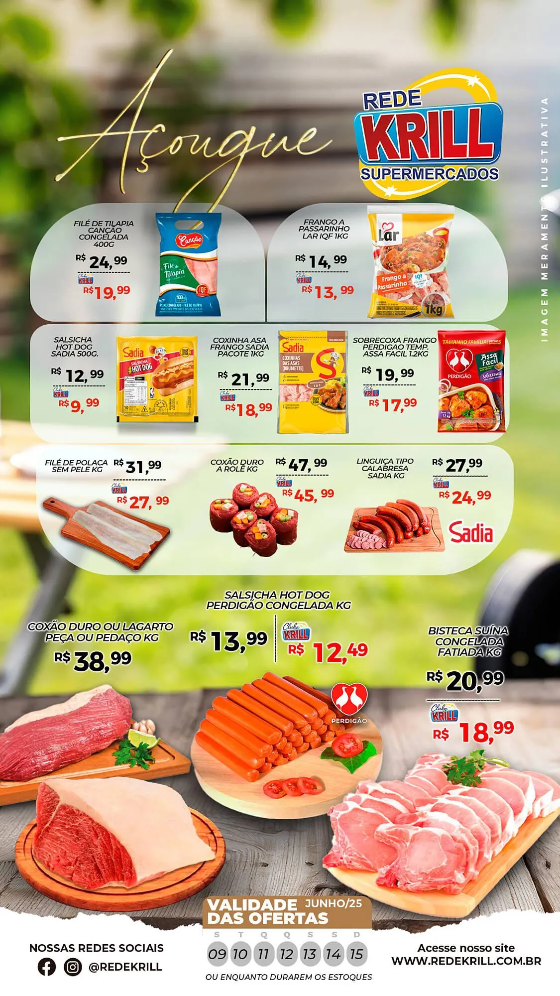Encarte de Catálogo Rede Krill 9 de junho até 15 de junho 2025 - Pagina 1