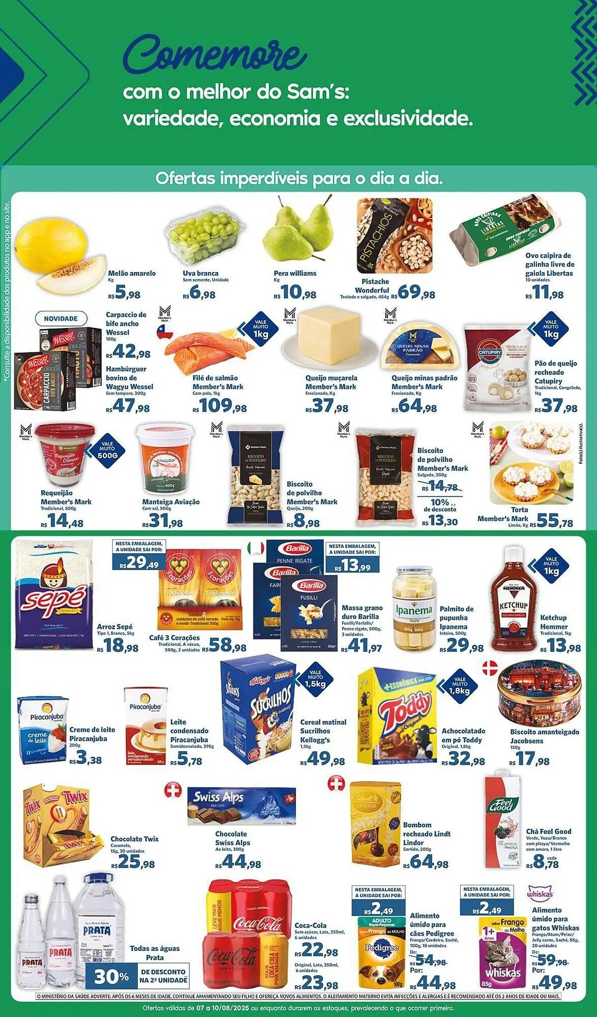 Encarte de Catálogo Sam's Club 7 de agosto até 10 de agosto 2025 - Pagina 2
