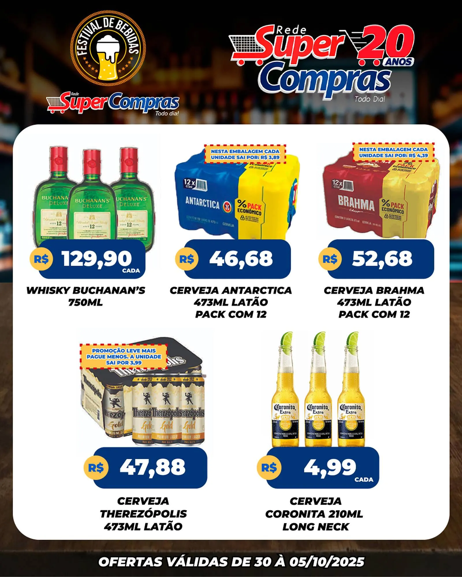Encarte de Encarte Rede Super Compras 3 de outubro até 5 de outubro 2025 - Pagina 1