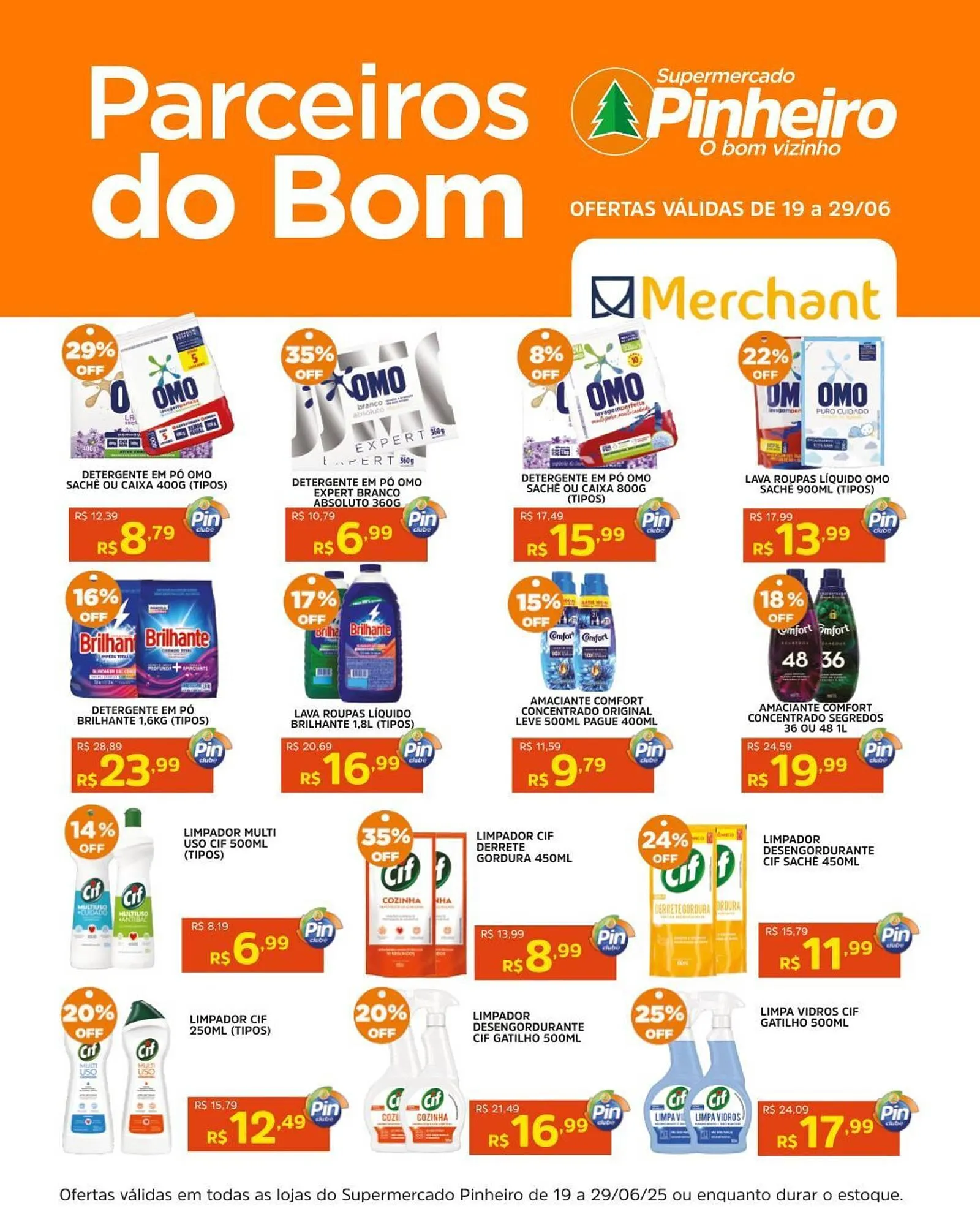 Encarte de Catálogo Pinheiro Supermercado 19 de junho até 29 de junho 2025 - Pagina 2