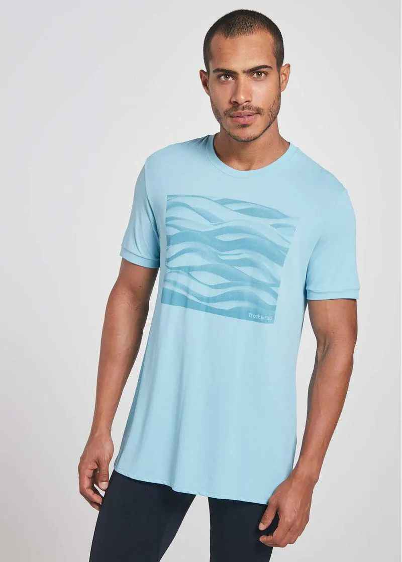 Camiseta Masculina Manga Curta Entardecer