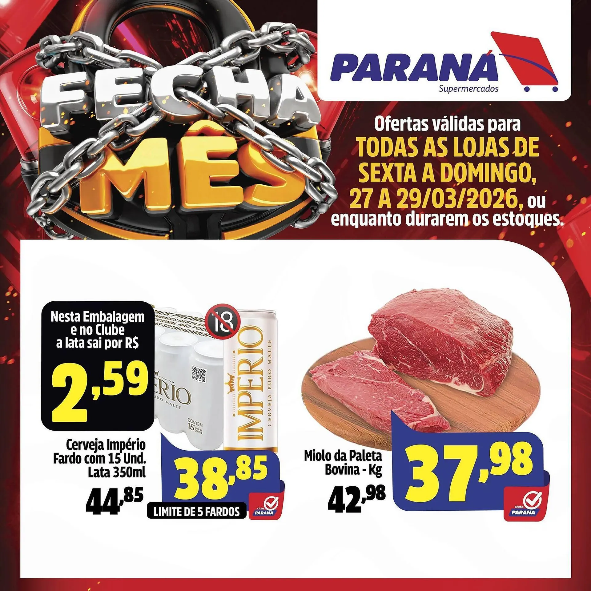Encarte de Folheto Supermercado Paraná 27 de março até 29 de março 2026 - Pagina 3