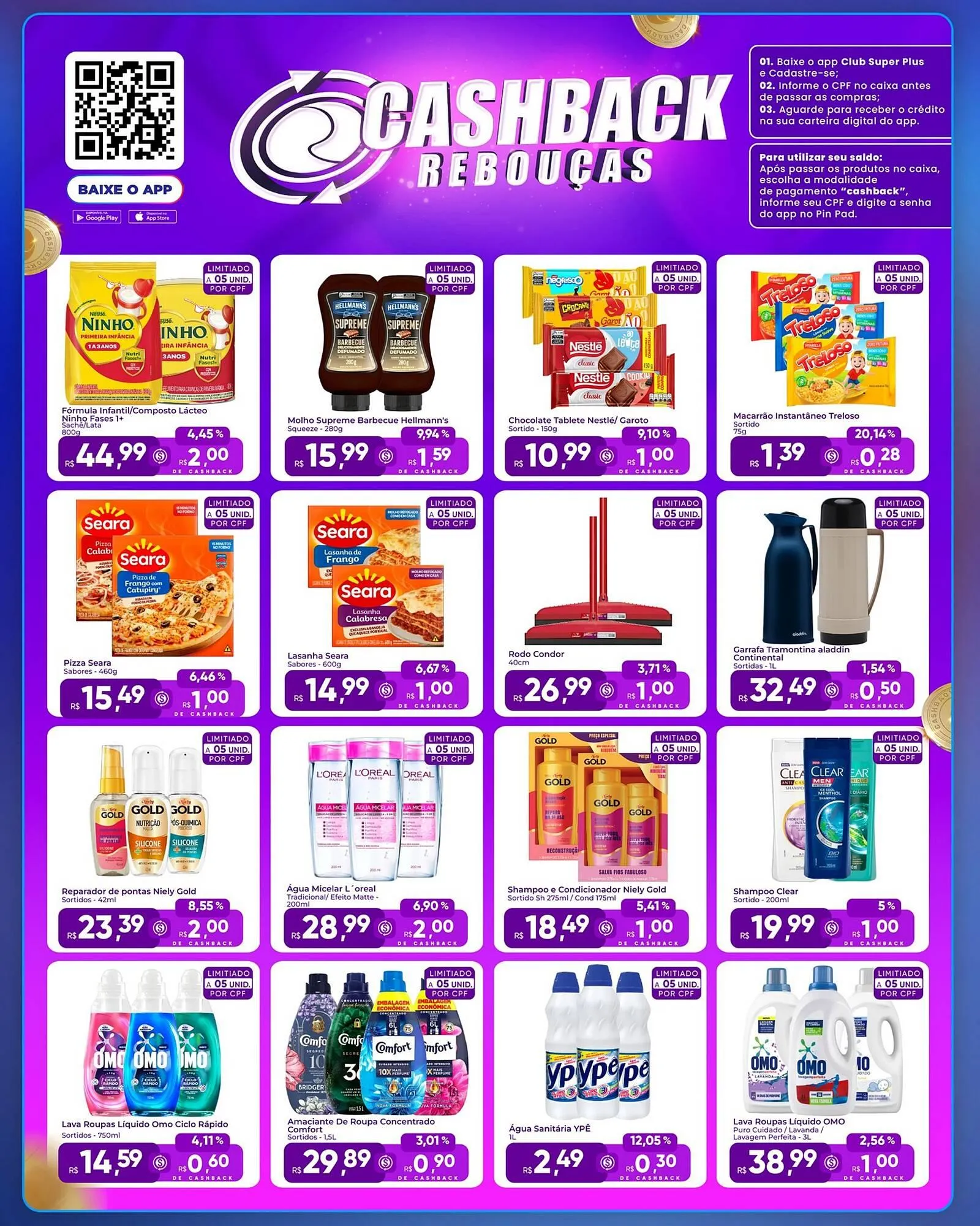 Encarte de Catálogo Rebouças Supermercados 30 de março até 15 de abril 2026 - Pagina 1