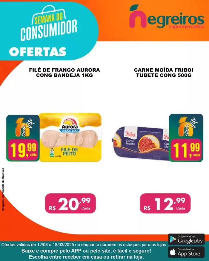 Encarte de Encarte Negreiros Supermercados 12 de março até 18 de março 2025 - Pagina 3