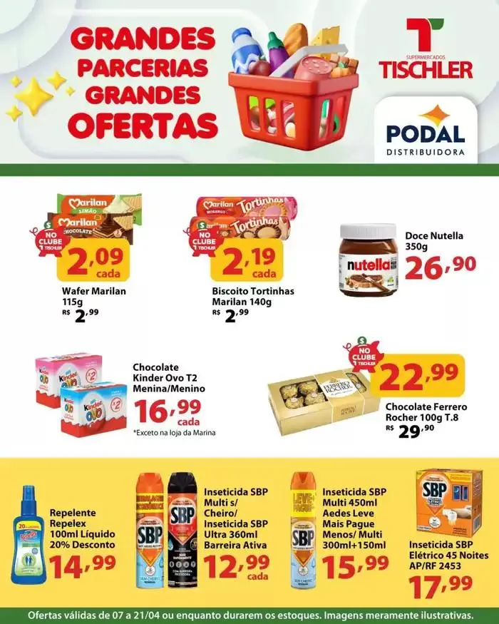 Encarte de Encarte Supermercados Tischler 7 de abril até 24 de abril 2025 - Pagina 2