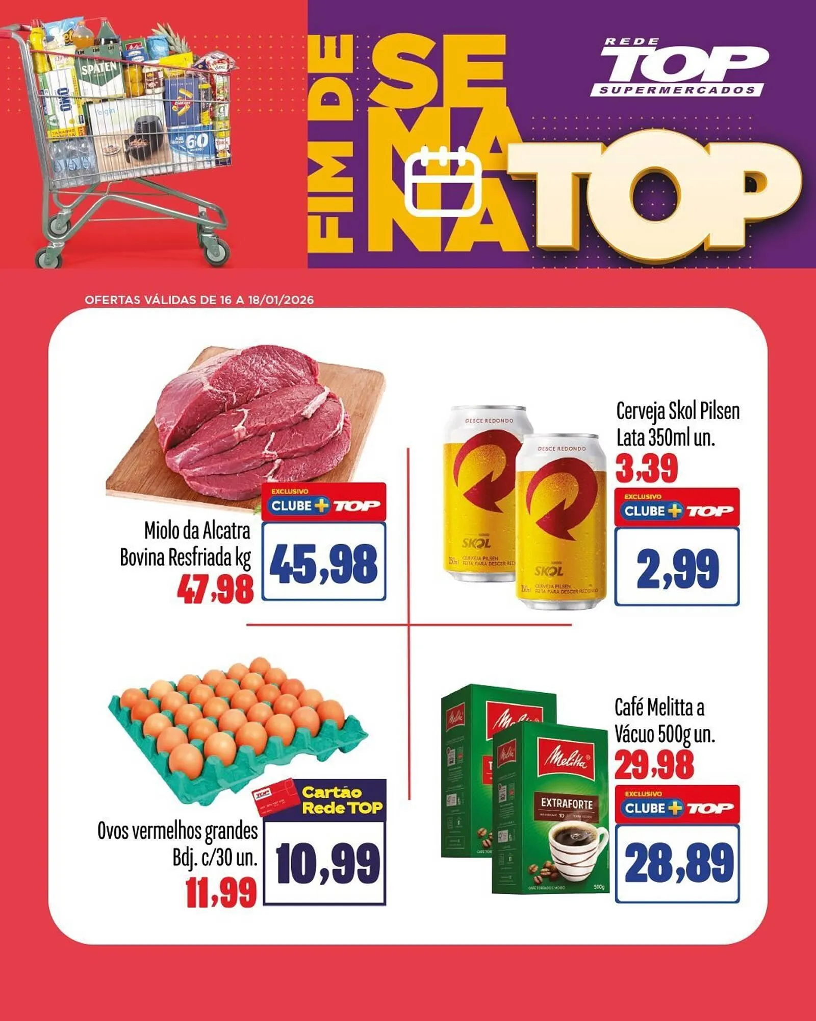 Encarte de Encarte Rede Top 16 de janeiro até 18 de janeiro 2026 - Pagina 1