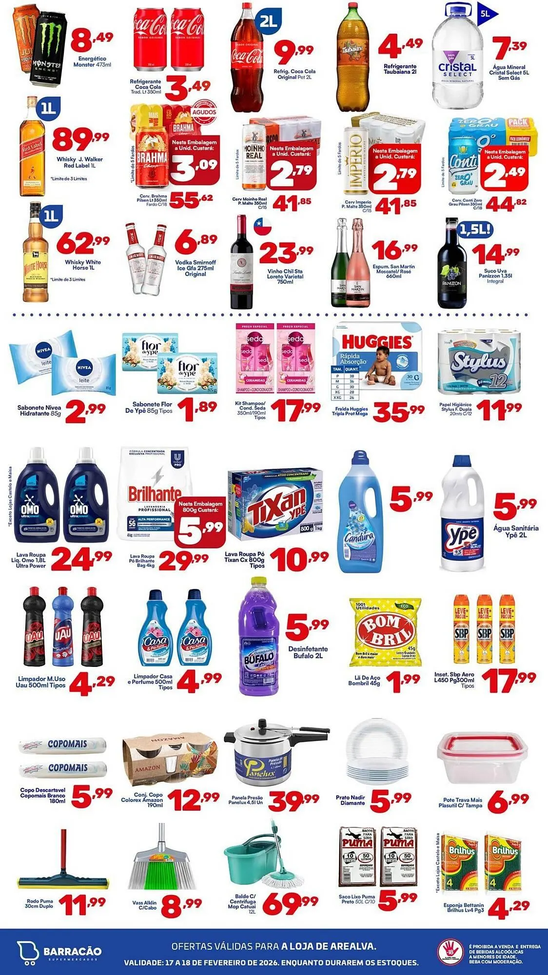 Encarte de Catálogo Barracão Supermercado 17 de fevereiro até 18 de fevereiro 2026 - Pagina 4