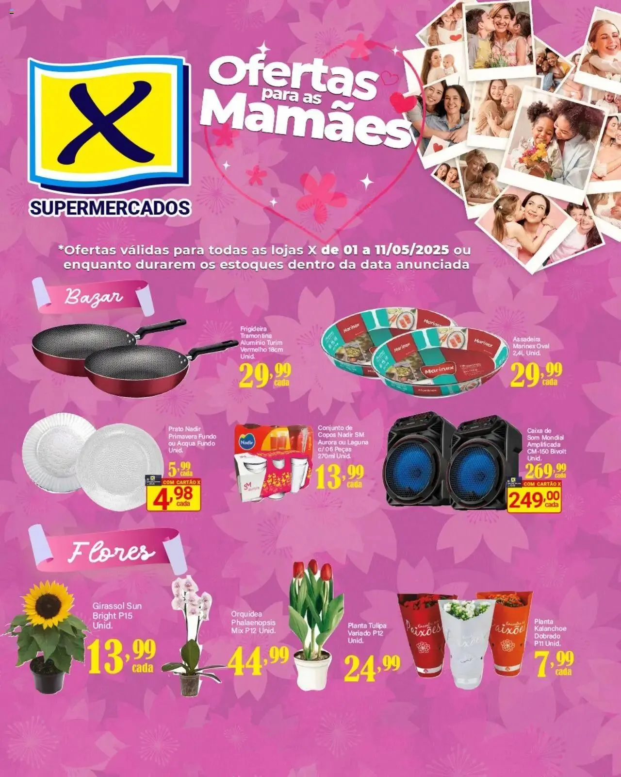 Encarte de X Supermercados - Ofertas Dia das Mães 1 de maio até 11 de maio 2025 - Pagina 4
