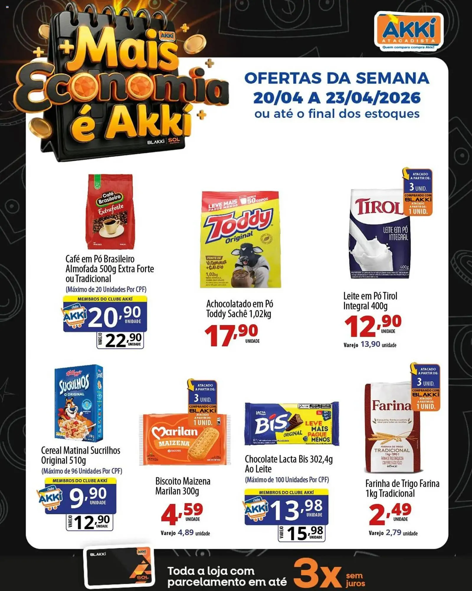 Encarte de Folheto Akki Atacadista 20 de abril até 23 de abril 2026 - Pagina 4