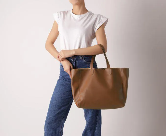 Bolsa Shopping Marrom Soft Grande