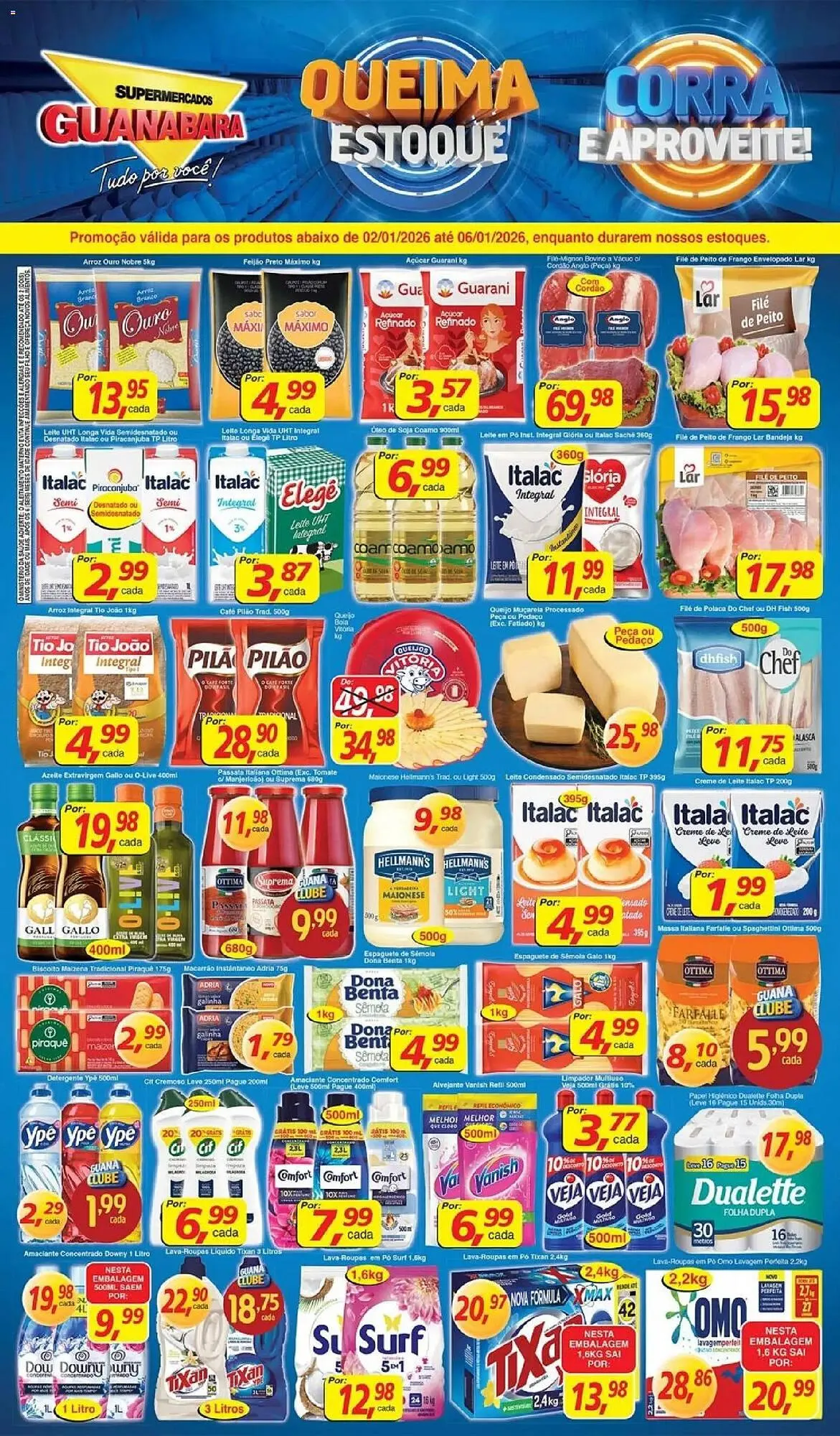 Encarte de Encarte Supermercados Guanabara 2 de janeiro até 6 de janeiro 2026 - Pagina 1