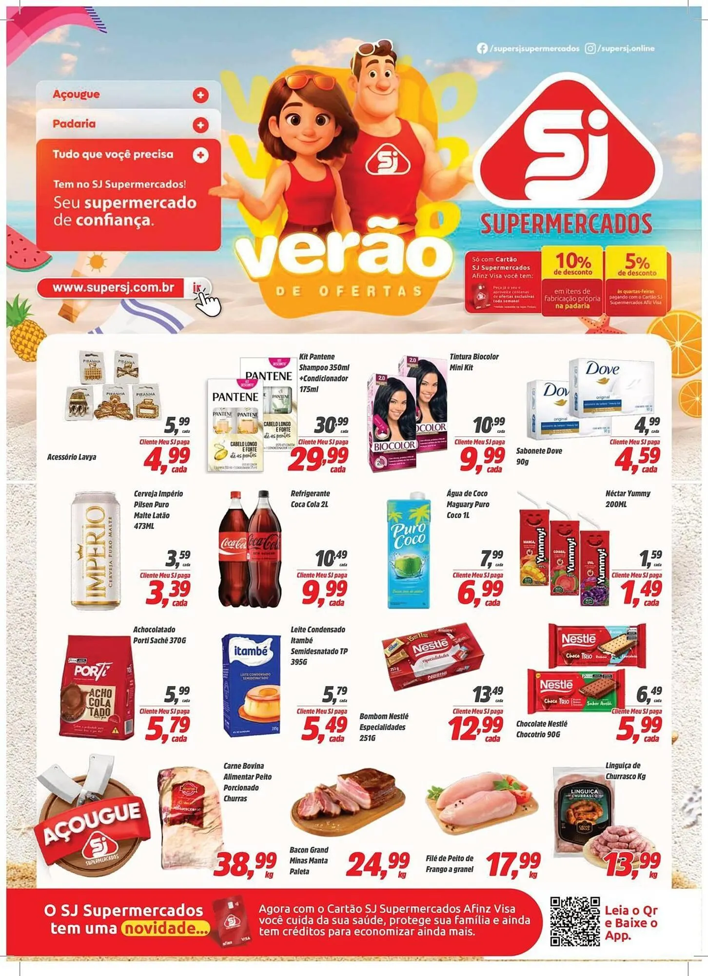 Encarte de Encarte Sj Supermercados 15 de janeiro até 28 de janeiro 2026 - Pagina 1