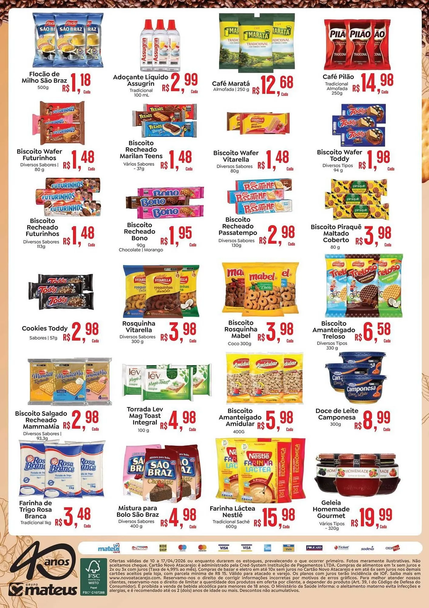 Encarte de Catálogo Supermercados Mateus 14 de abril até 17 de abril 2026 - Pagina 2