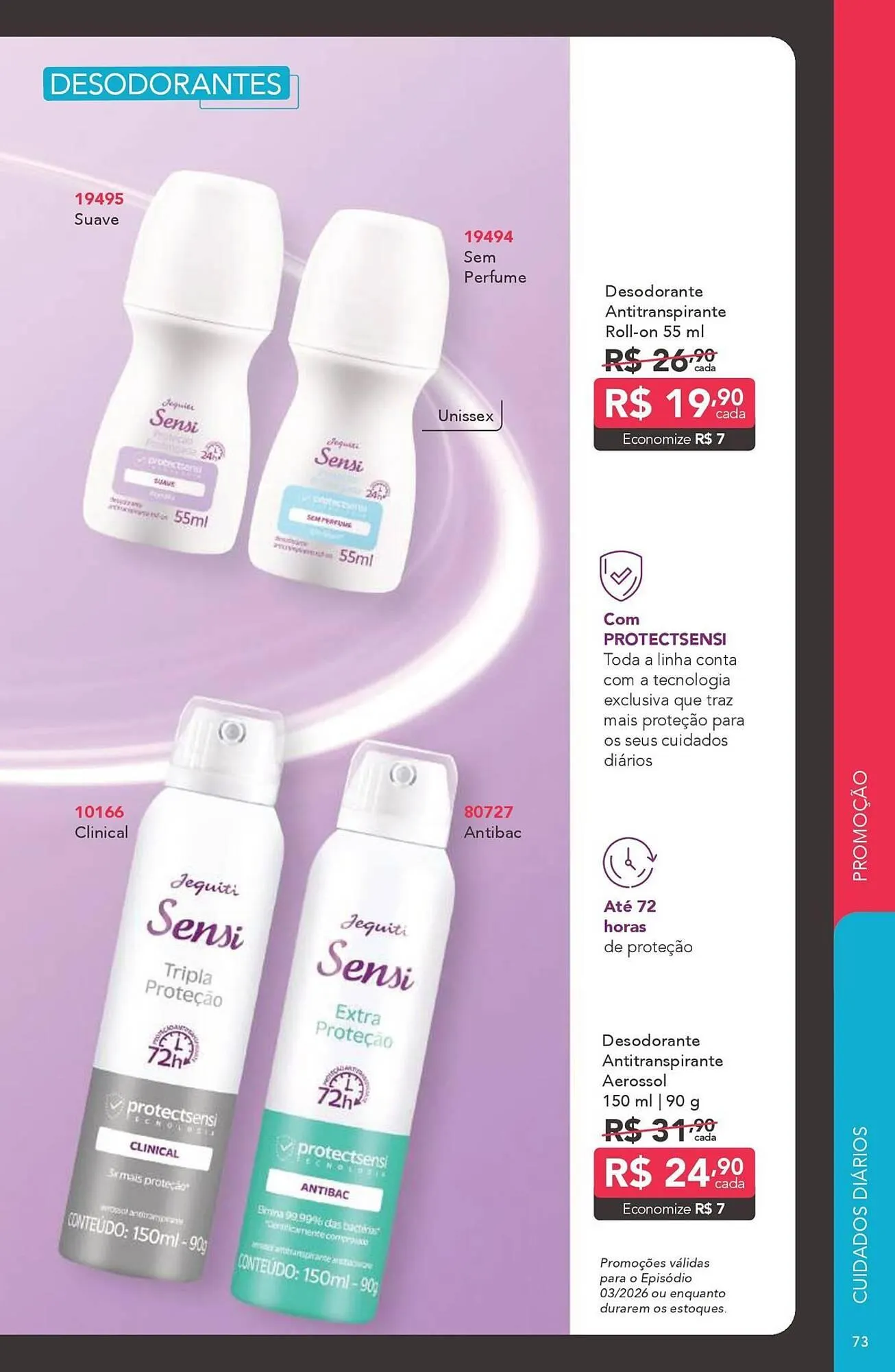 Encarte de Catálogo Jequiti 2 de março até 31 de março 2026 - Pagina 73