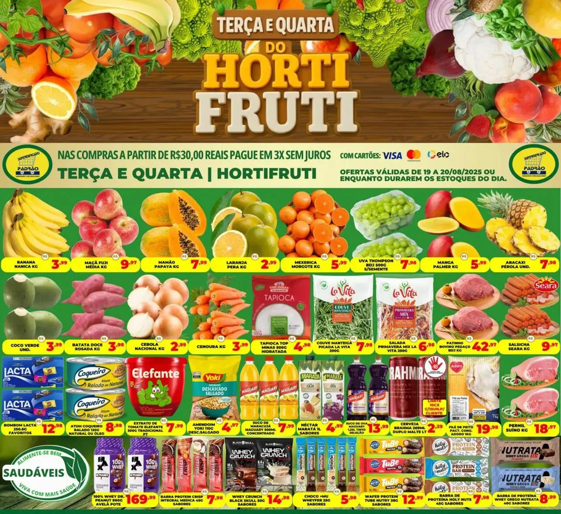 Encarte de Catálogo Supermercado Padrão 18 de agosto até 21 de agosto 2025 - Pagina 1