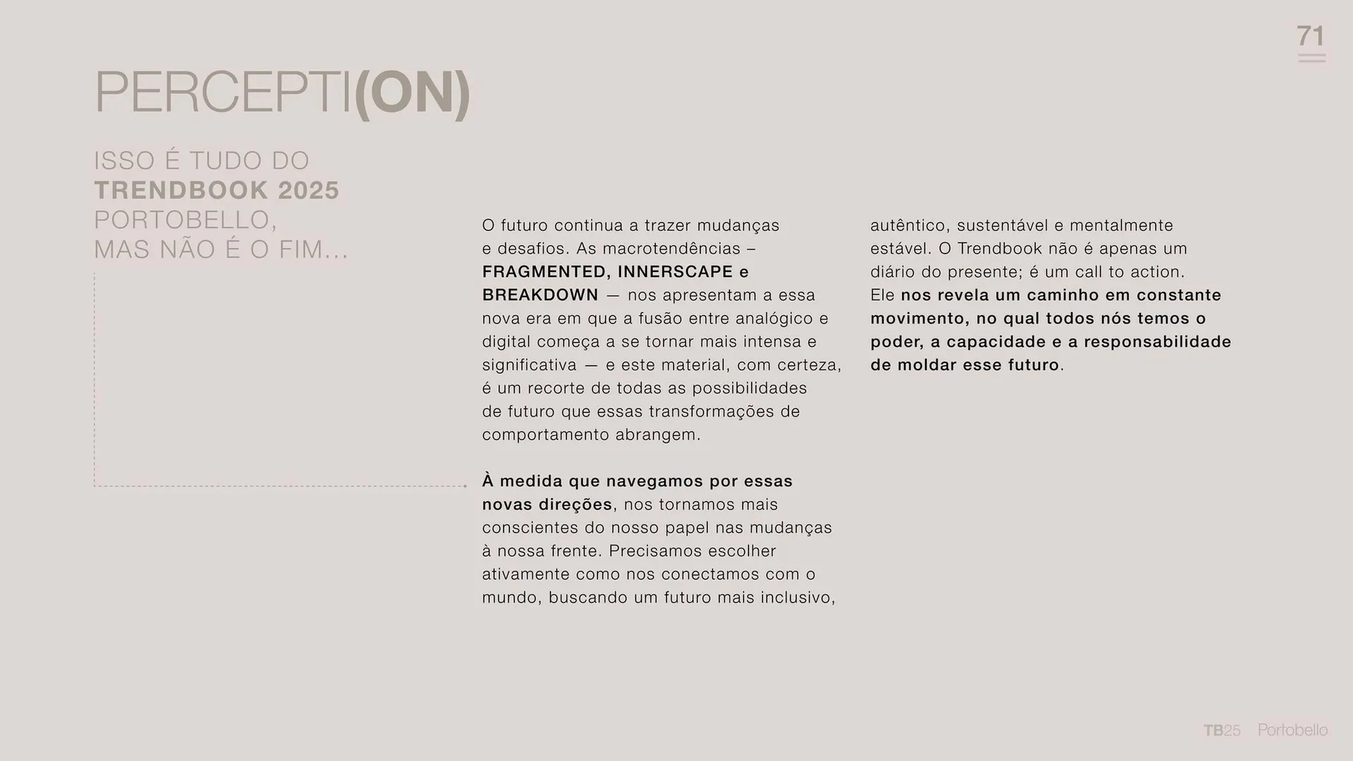 Encarte de Catálogo Portobello 31 de janeiro até 31 de dezembro 2025 - Pagina 71