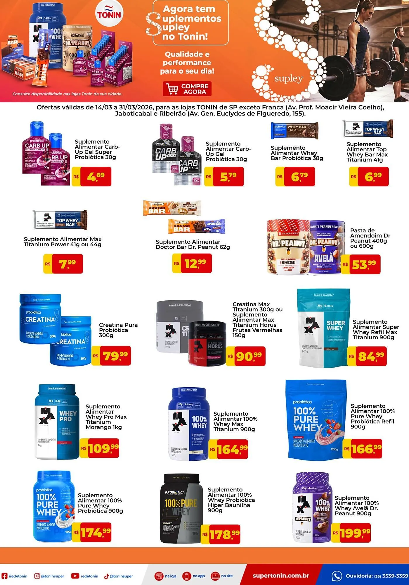 Encarte de Catálogo Tonin Superatacado 23 de março até 31 de março 2026 - Pagina 1