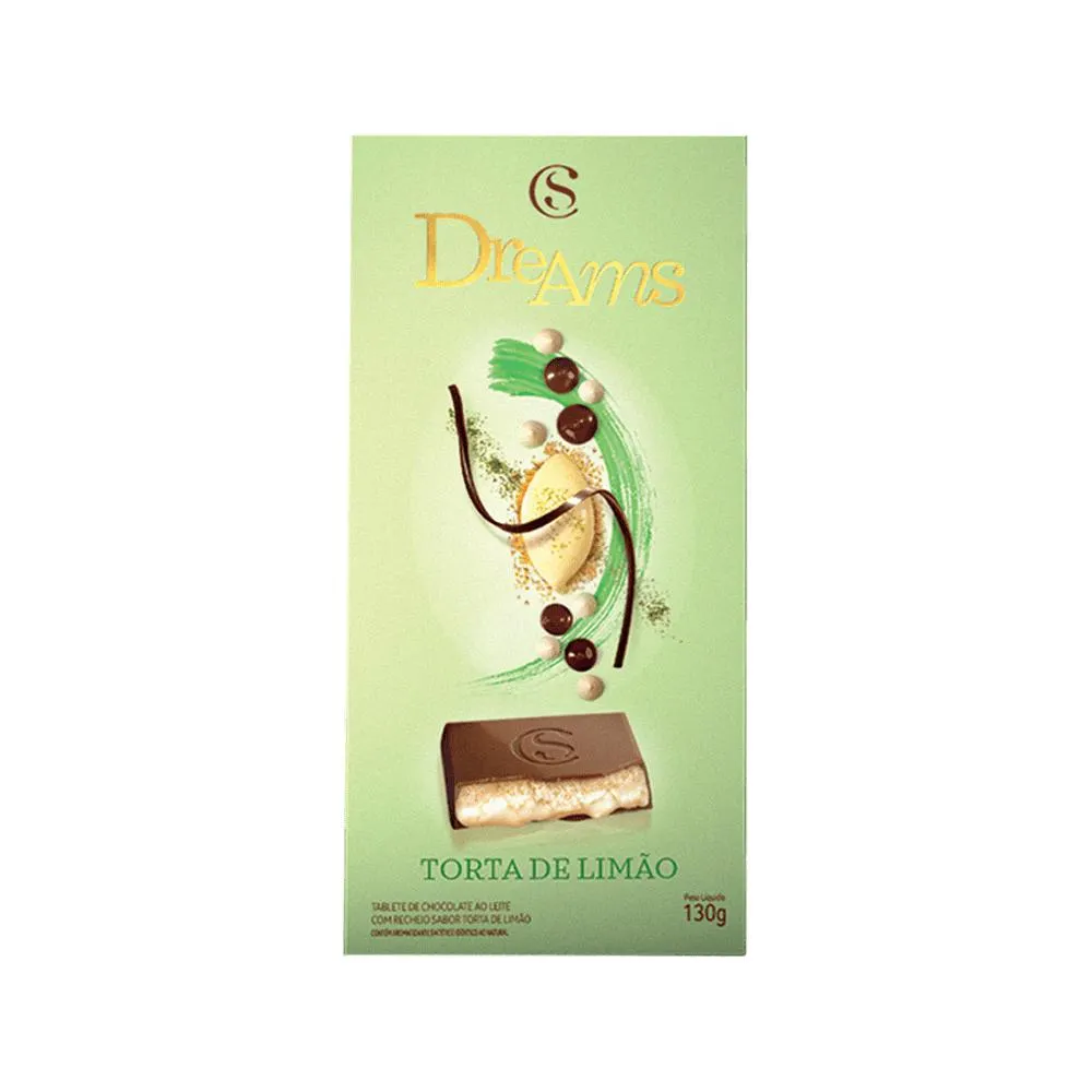 TABLETE DREAMS TORTA DE LIMÃO 130G