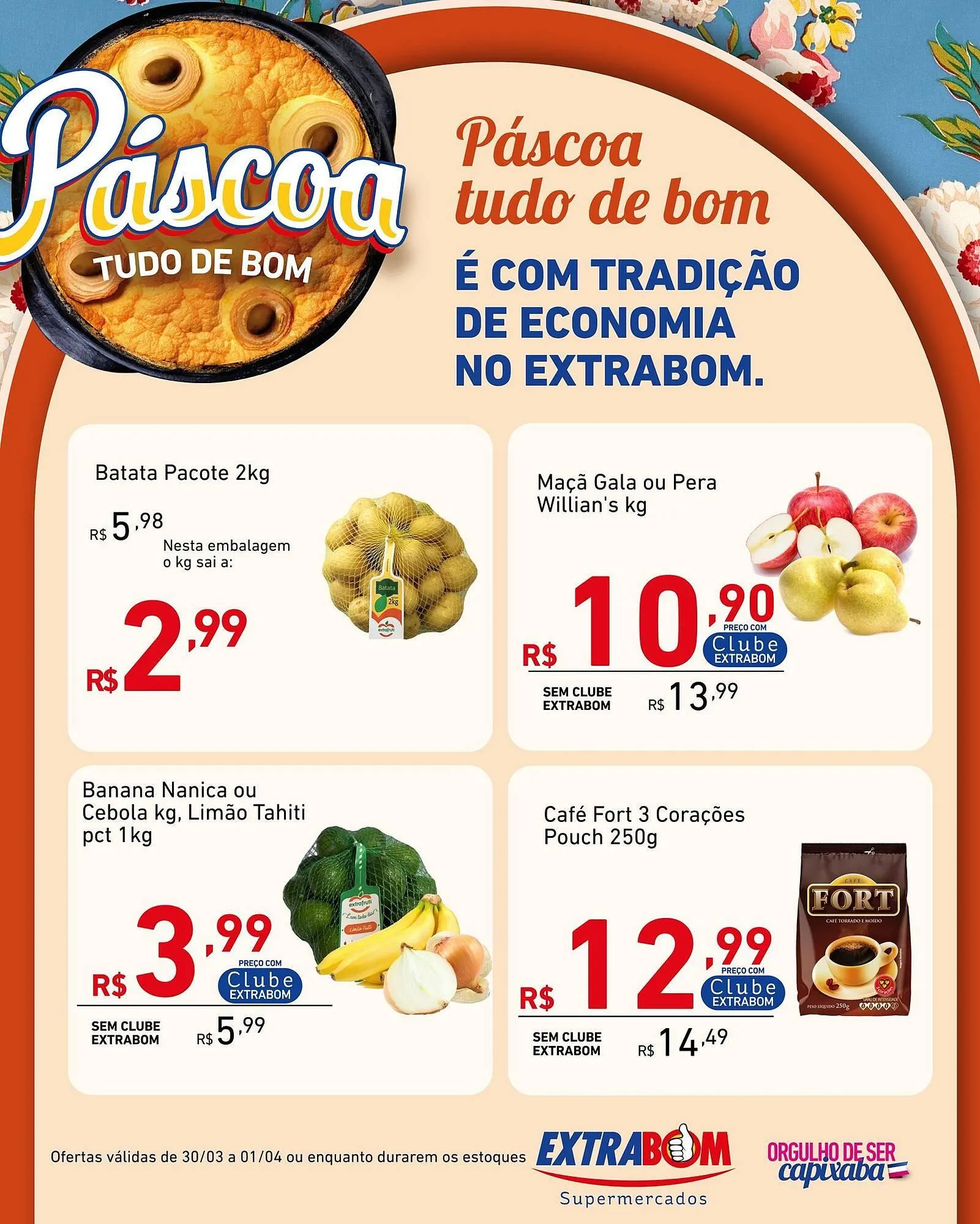 Encarte de Catálogo Extrabom Supermercados 30 de março até 1 de abril 2026 - Pagina 2