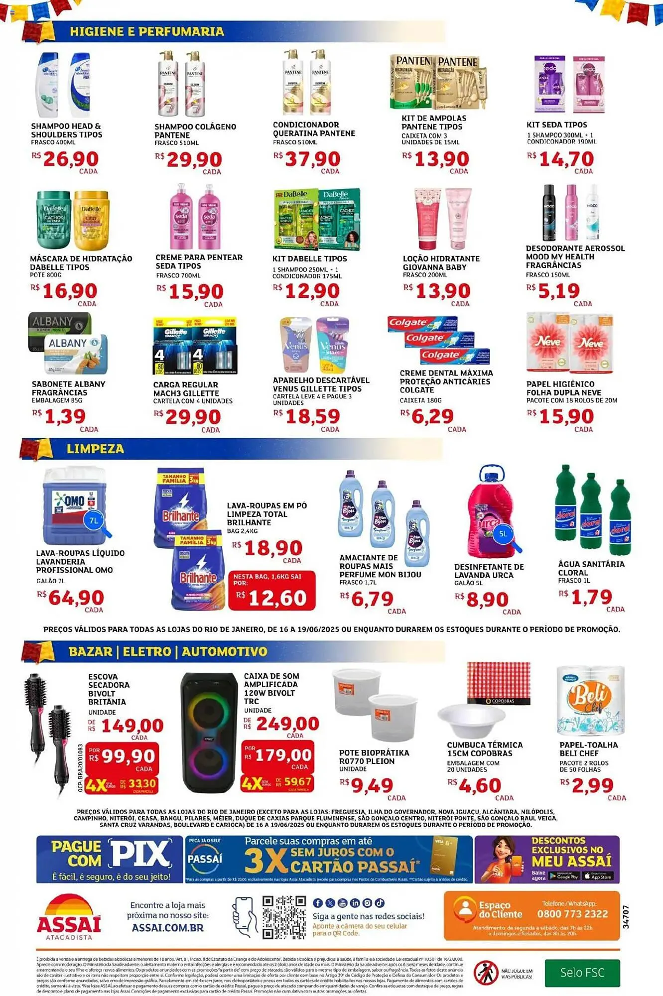 Encarte de Catálogo Assaí Atacadista 16 de junho até 19 de junho 2025 - Pagina 4