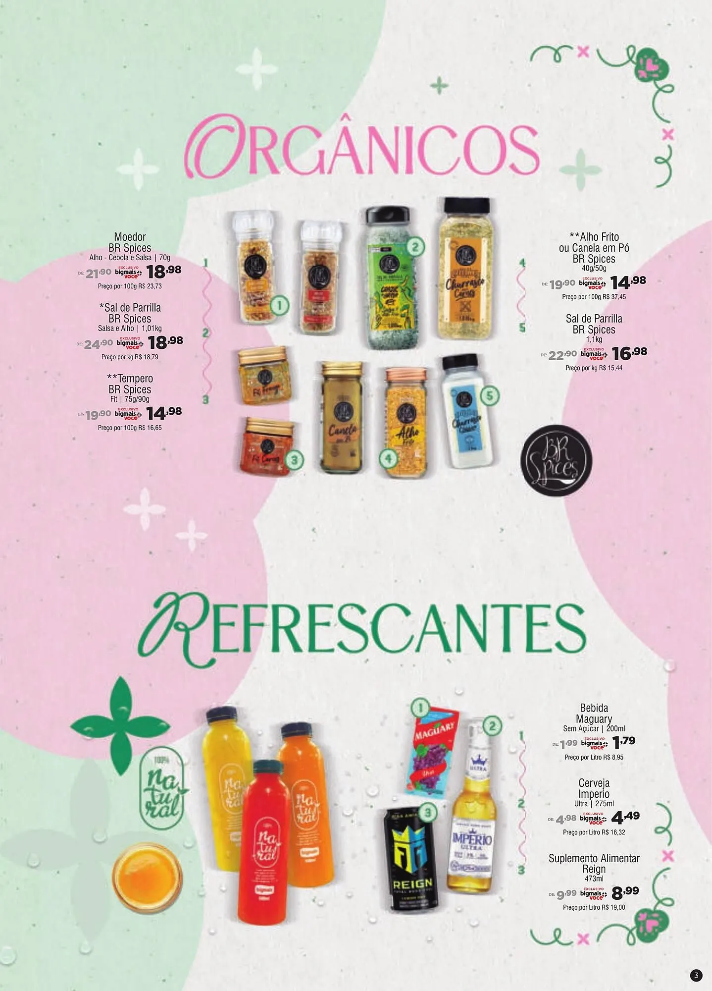 Encarte de Catálogo Big Mais Supermercados 7 de abril até 5 de maio 2026 - Pagina 3