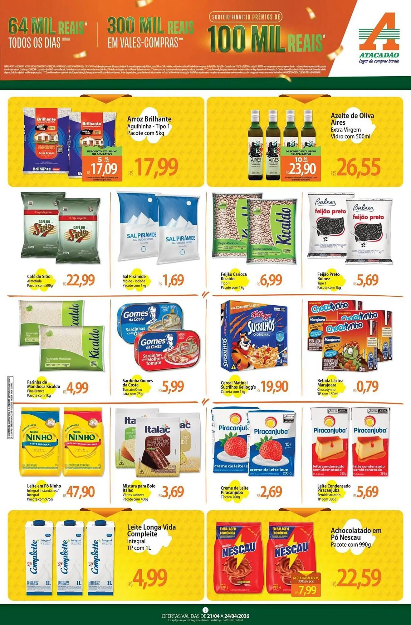 Encarte de Folheto Atacadão 21 de abril até 24 de abril 2026 - Pagina 3