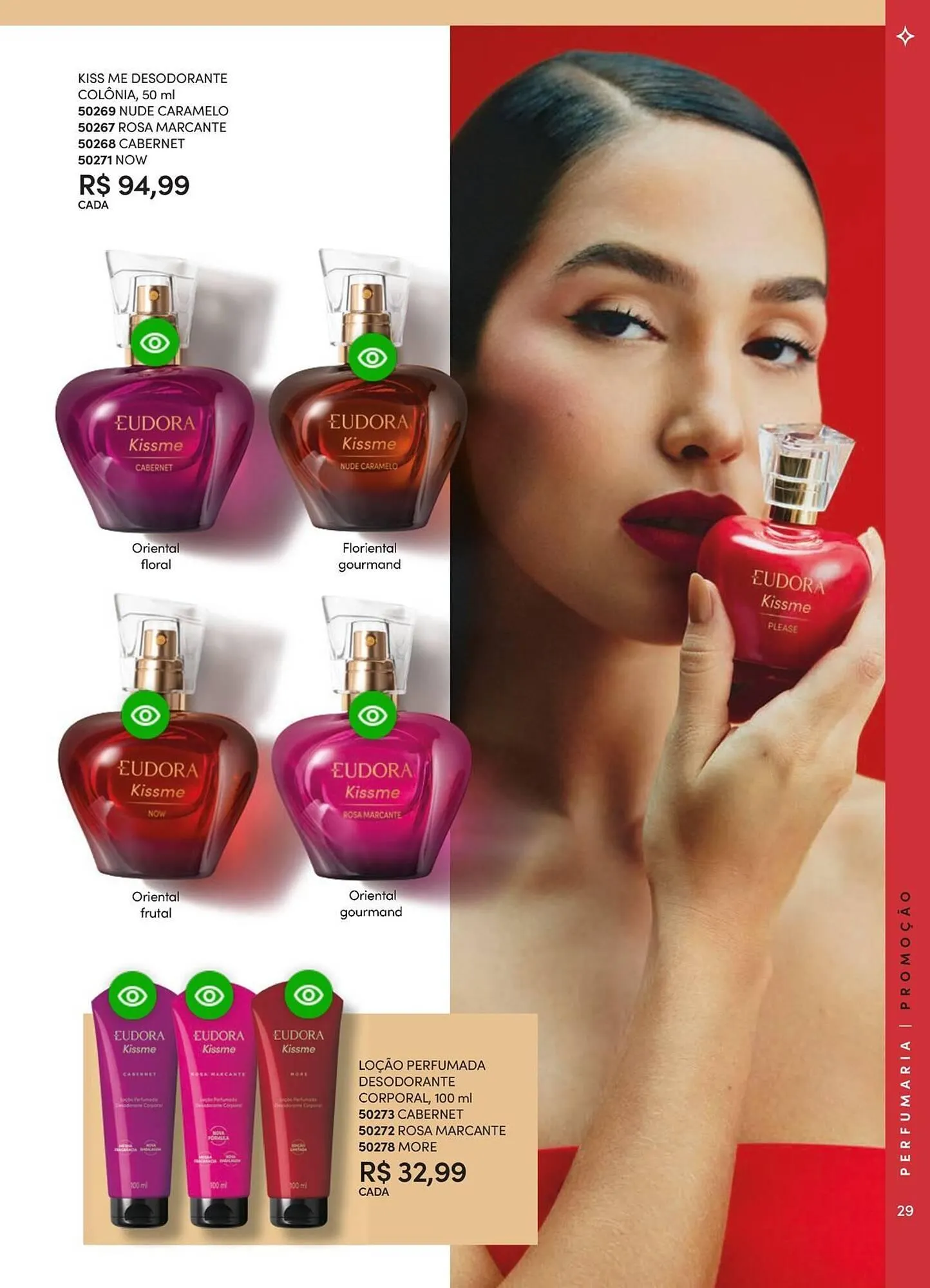 Encarte de Catálogo Eudora 23 de abril até 30 de junho 2025 - Pagina 35