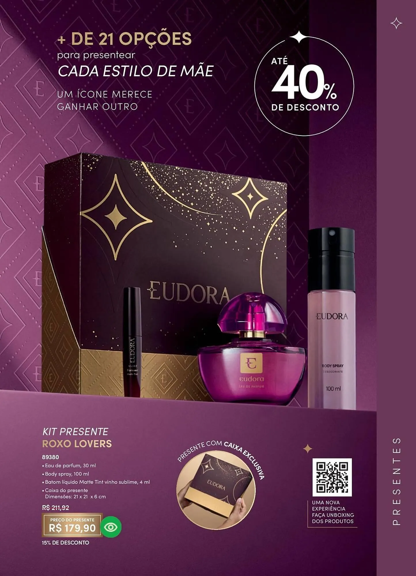 Encarte de Catálogo Eudora 1 de abril até 1 de maio 2026 - Pagina 51