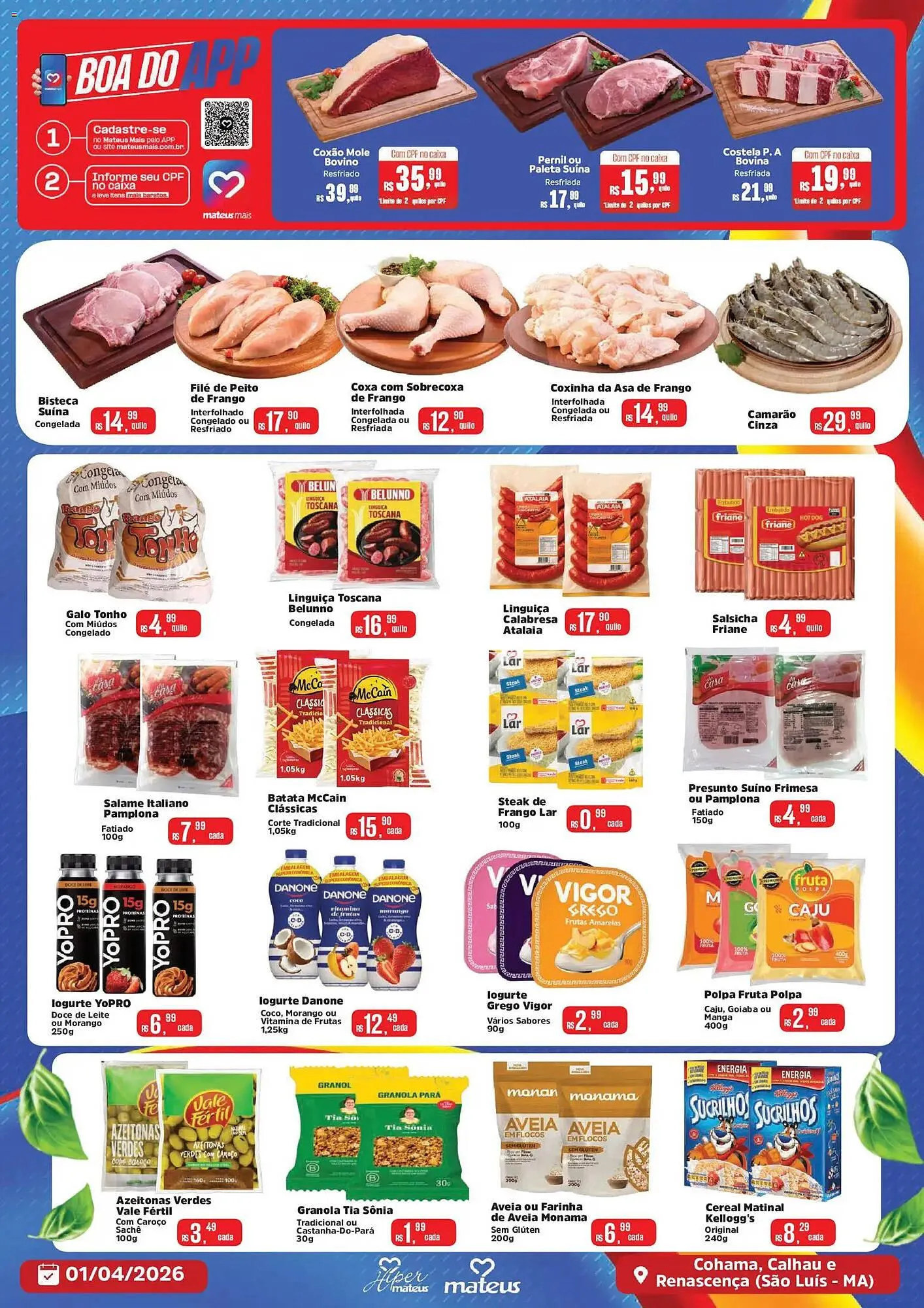 Encarte de Catálogo Supermercados Mateus 1 de abril até 2 de abril 2026 - Pagina 3