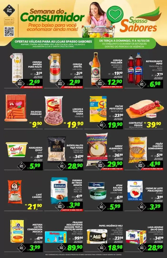 Encarte de OFERTAS DE TERÇA A DOMINGO 12 de março até 16 de março 2025 - Pagina 1