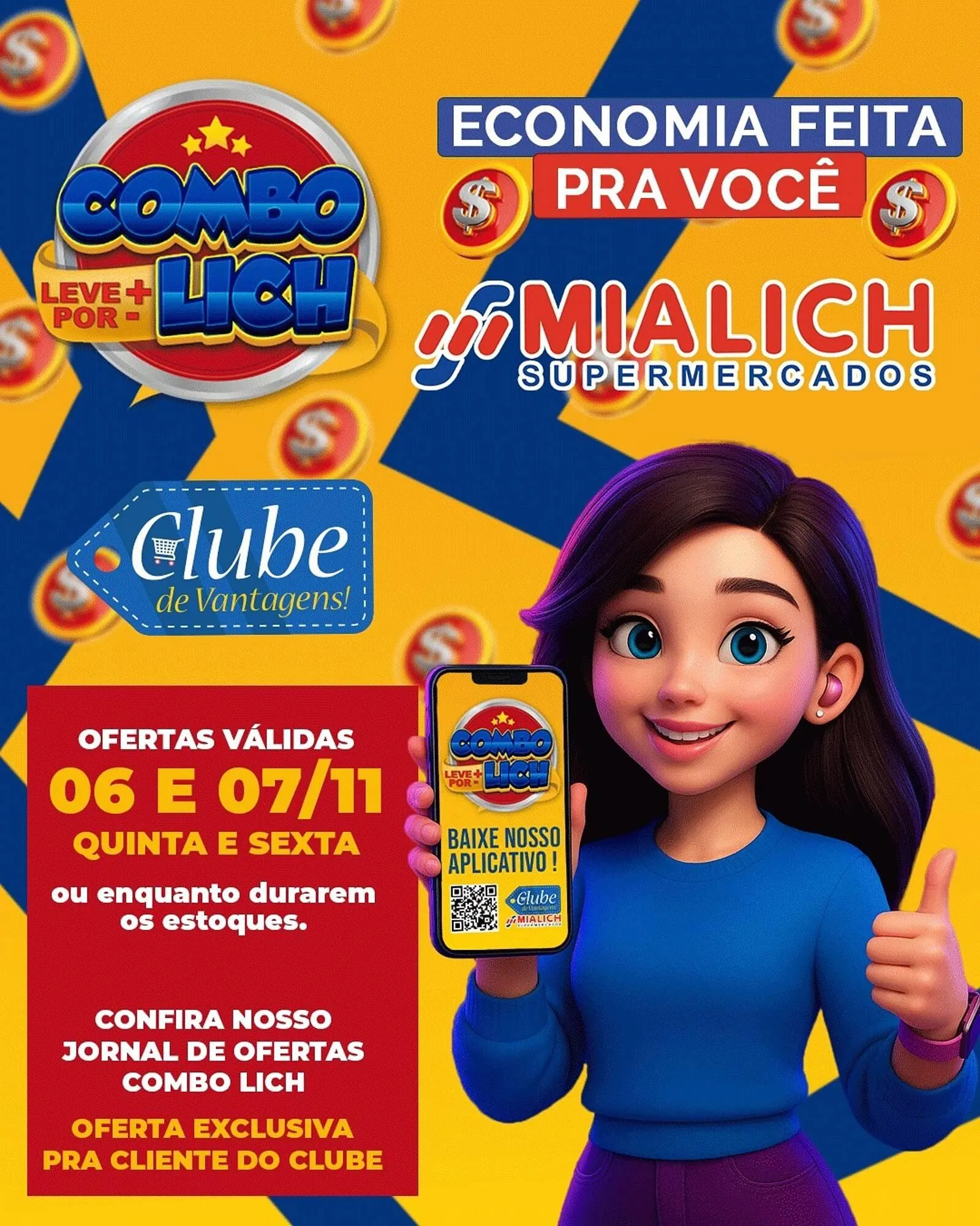 Encarte de Catálogo Mialich Supermercados 6 de novembro até 7 de novembro 2025 - Pagina 1