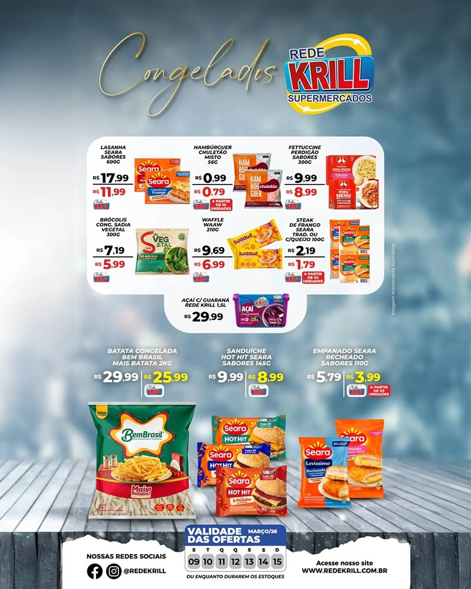 Encarte de Folheto Rede Krill 9 de março até 15 de março 2026 - Pagina 4