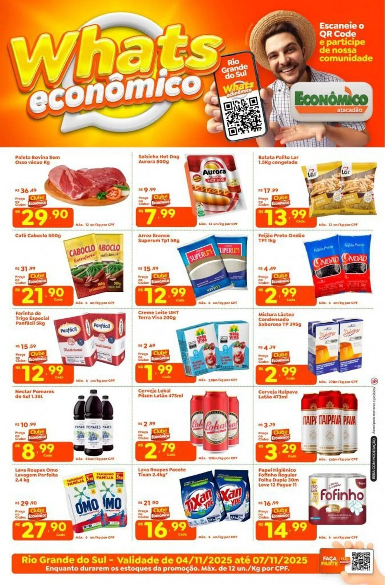 Encarte de Catálogo Econômico Atacadão 4 de novembro até 7 de novembro 2025 - Pagina 1