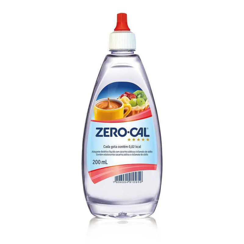 Adoçante Zero Cal Sacarina 200ml