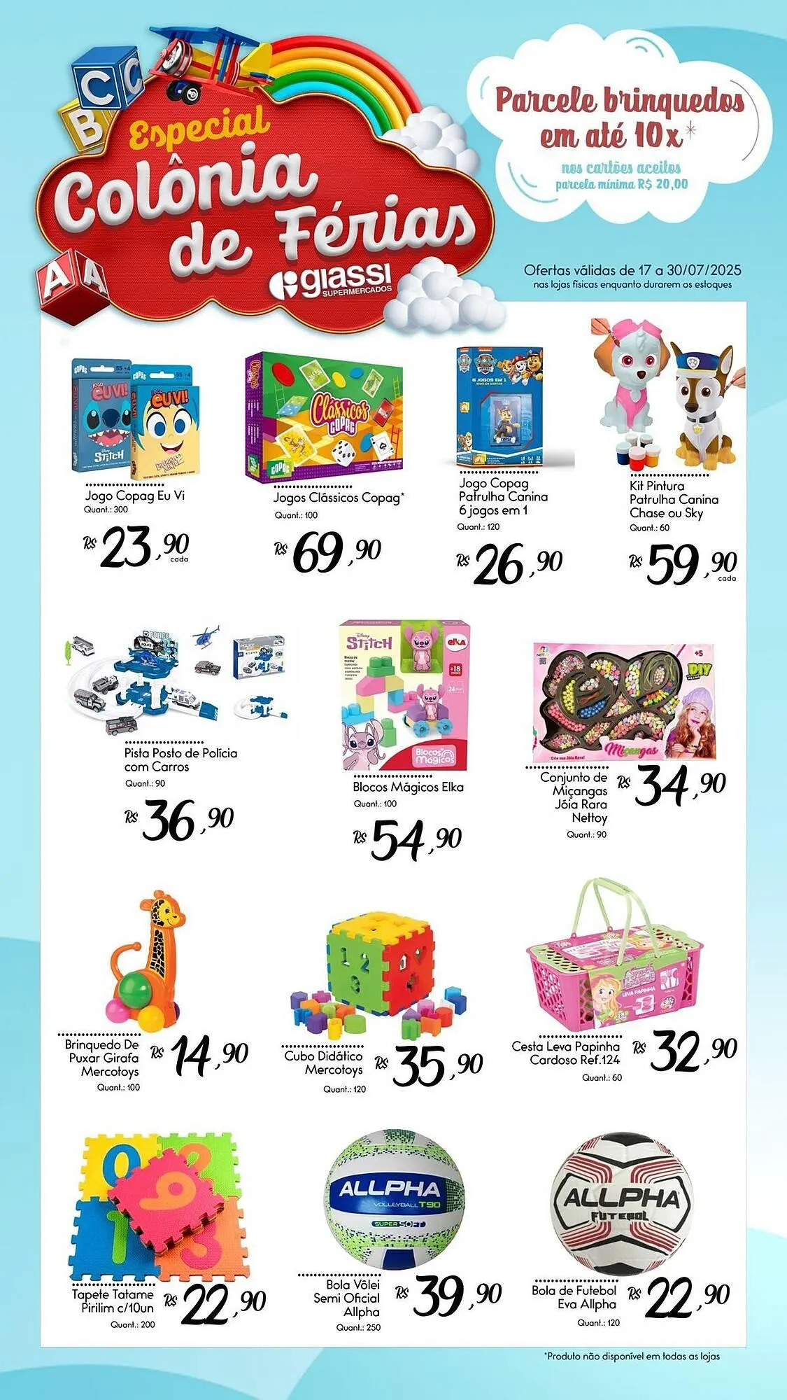 Encarte de Catálogo Giassi Supermercados 17 de julho até 30 de julho 2025 - Pagina 2