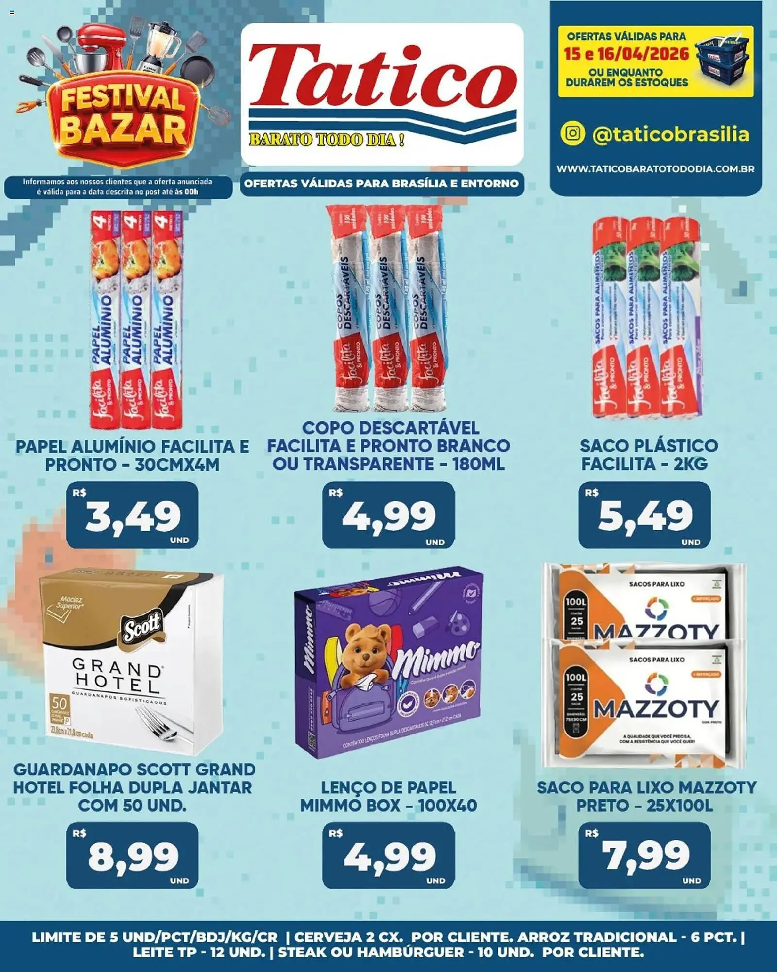 Encarte de Tabloide Tatico 16 de abril até 19 de abril 2026 - Pagina 48