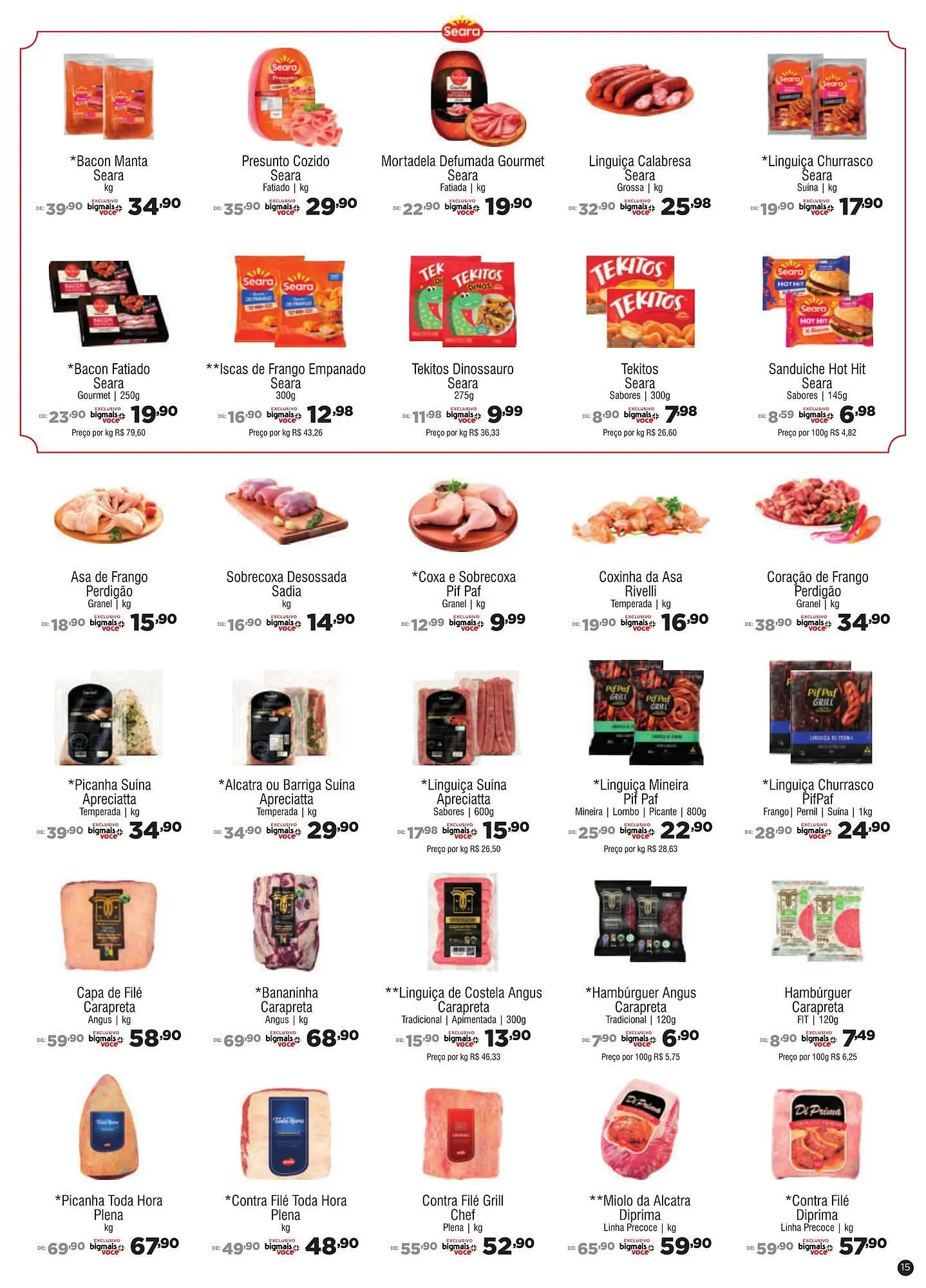 Encarte de Catálogo Big Mais Supermercados 18 de março até 7 de abril 2026 - Pagina 15