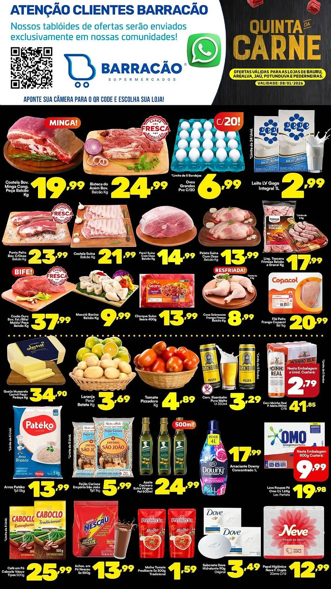 Encarte de Catálogo Barracão Supermercado 8 de janeiro até 8 de janeiro 2026 - Pagina 1