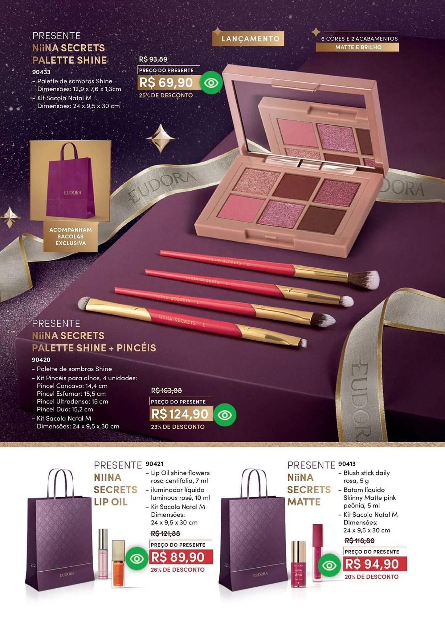 Encarte de Catálogo Eudora 27 de novembro até 27 de dezembro 2025 - Pagina 50