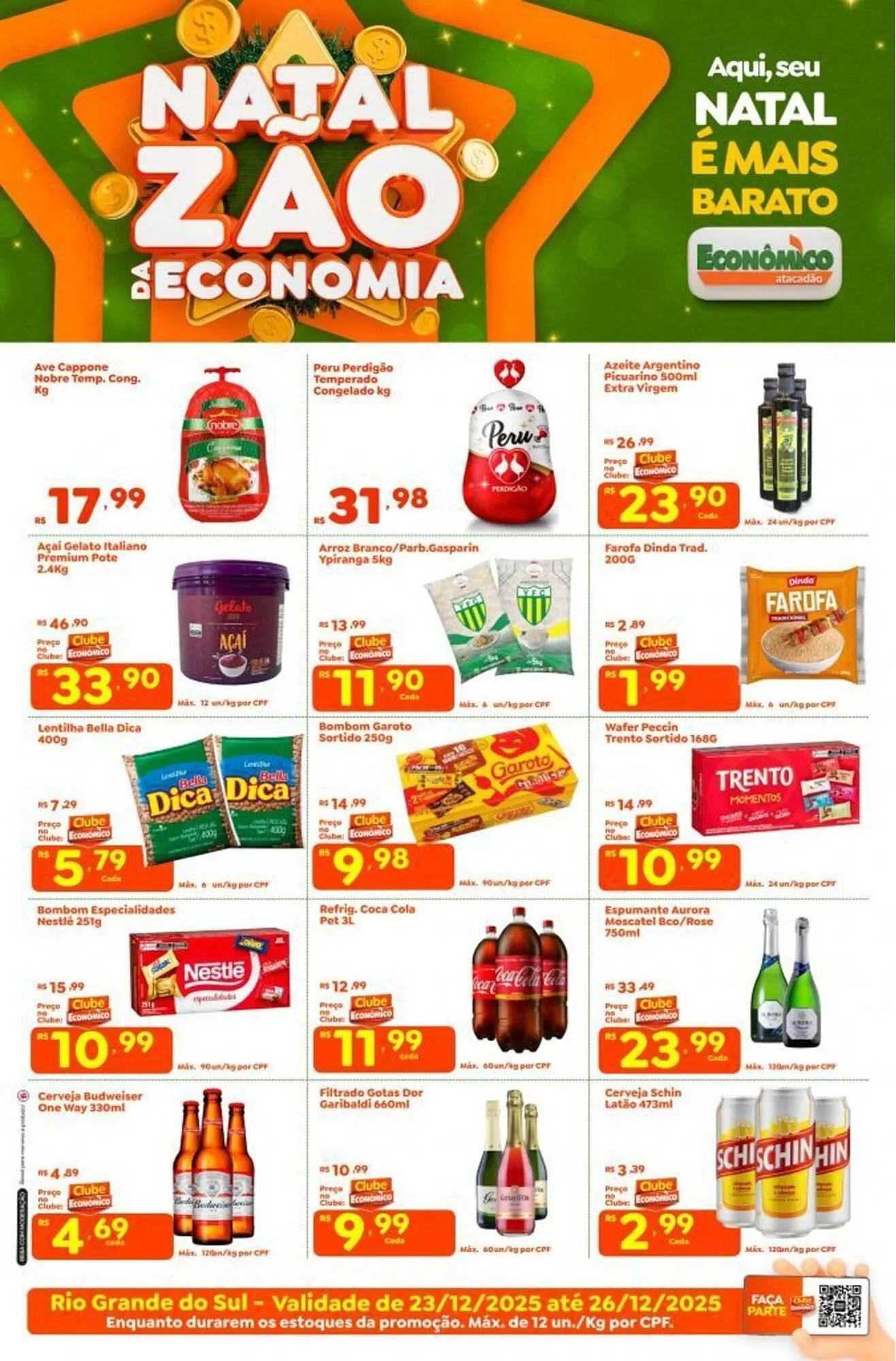 Encarte de Catálogo Econômico Atacadão 25 de dezembro até 26 de dezembro 2025 - Pagina 1