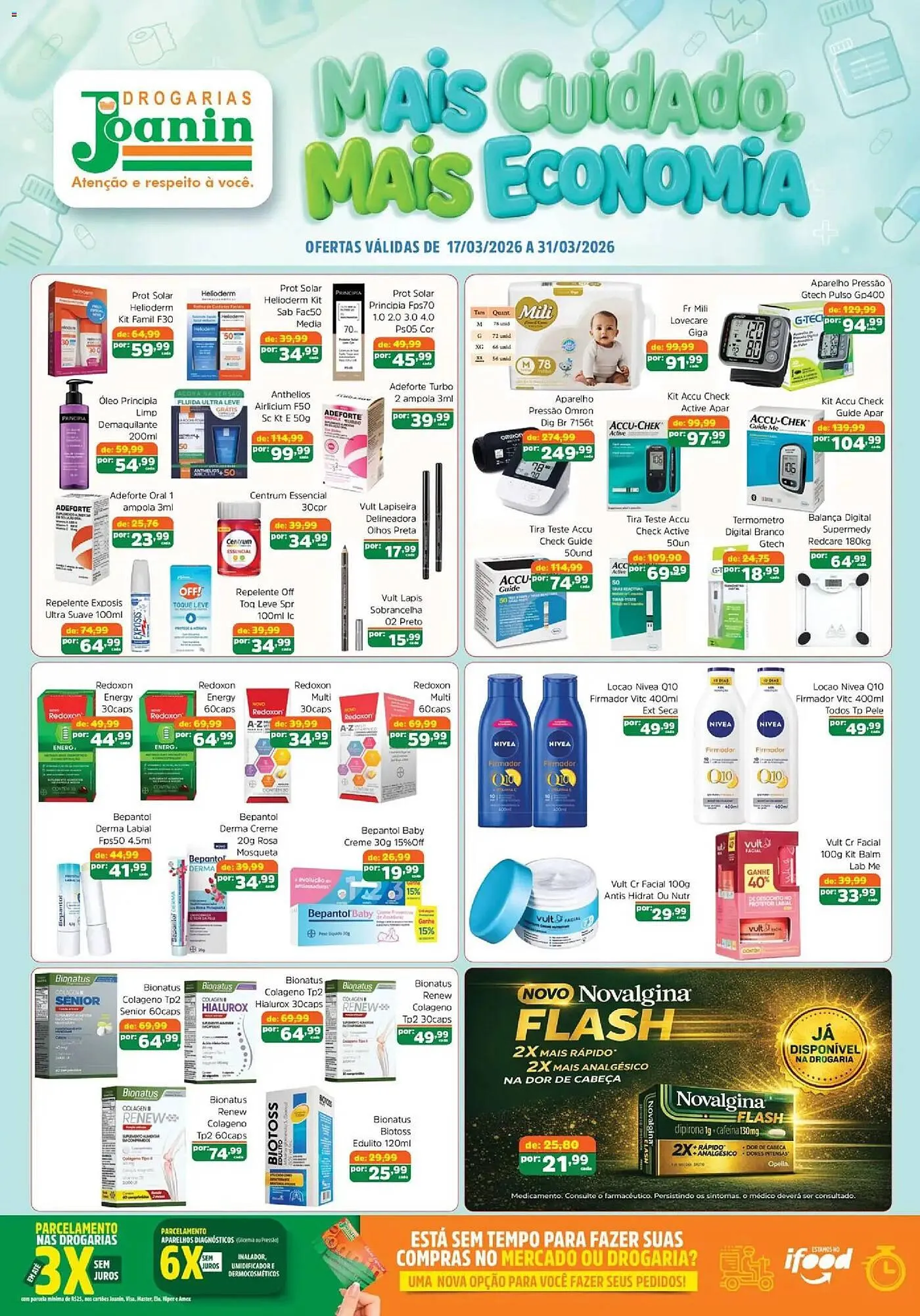 Encarte de Catálogo Supermercados Joanin 17 de março até 31 de março 2026 - Pagina 1