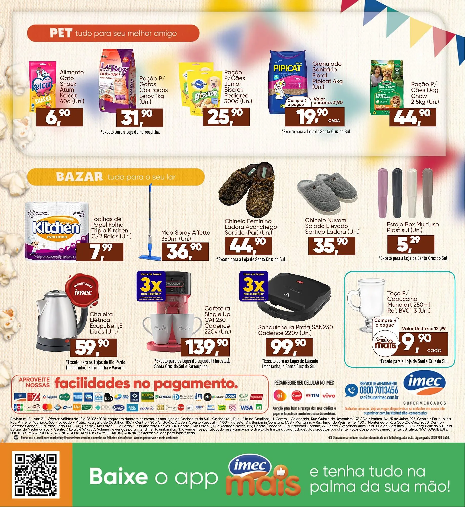 Encarte de Catálogo Imec Supermercados 18 de junho até 28 de junho 2026 - Pagina 16