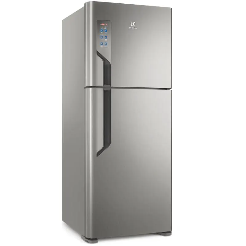 Geladeira / Refrigerador Electrolux Frost Free Top Freezer, 431L, Icemax, Platinum - TF55S